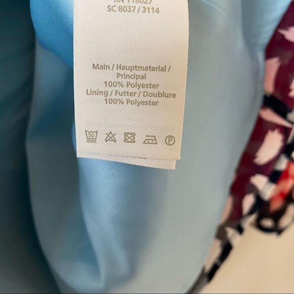 BODEN-SYLVIE Two Tone Pink/Navy Blouse - Picture 12 of 12